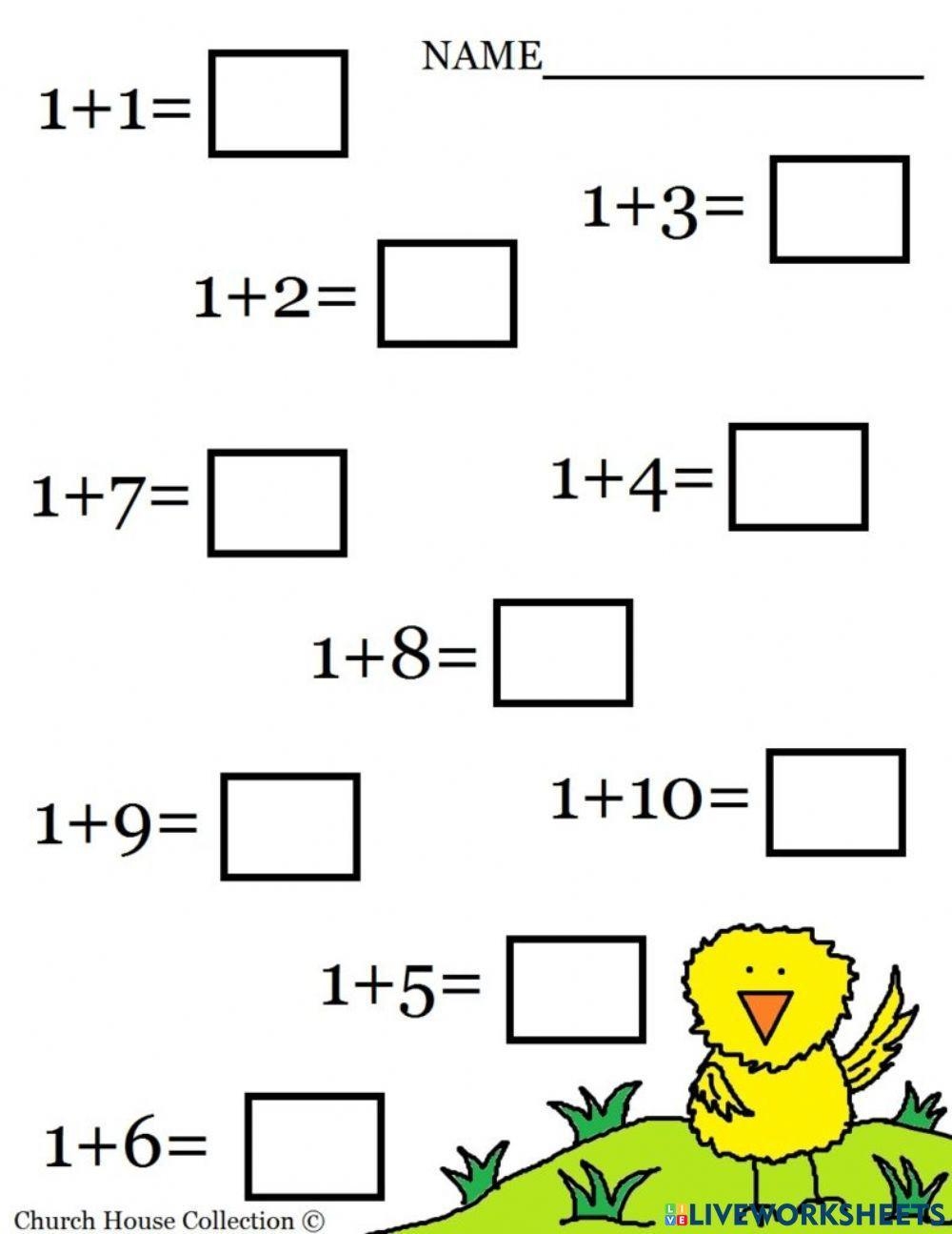Maths Worksheet Kindergarten Interactive Worksheet Live Worksheets Worksheets Library