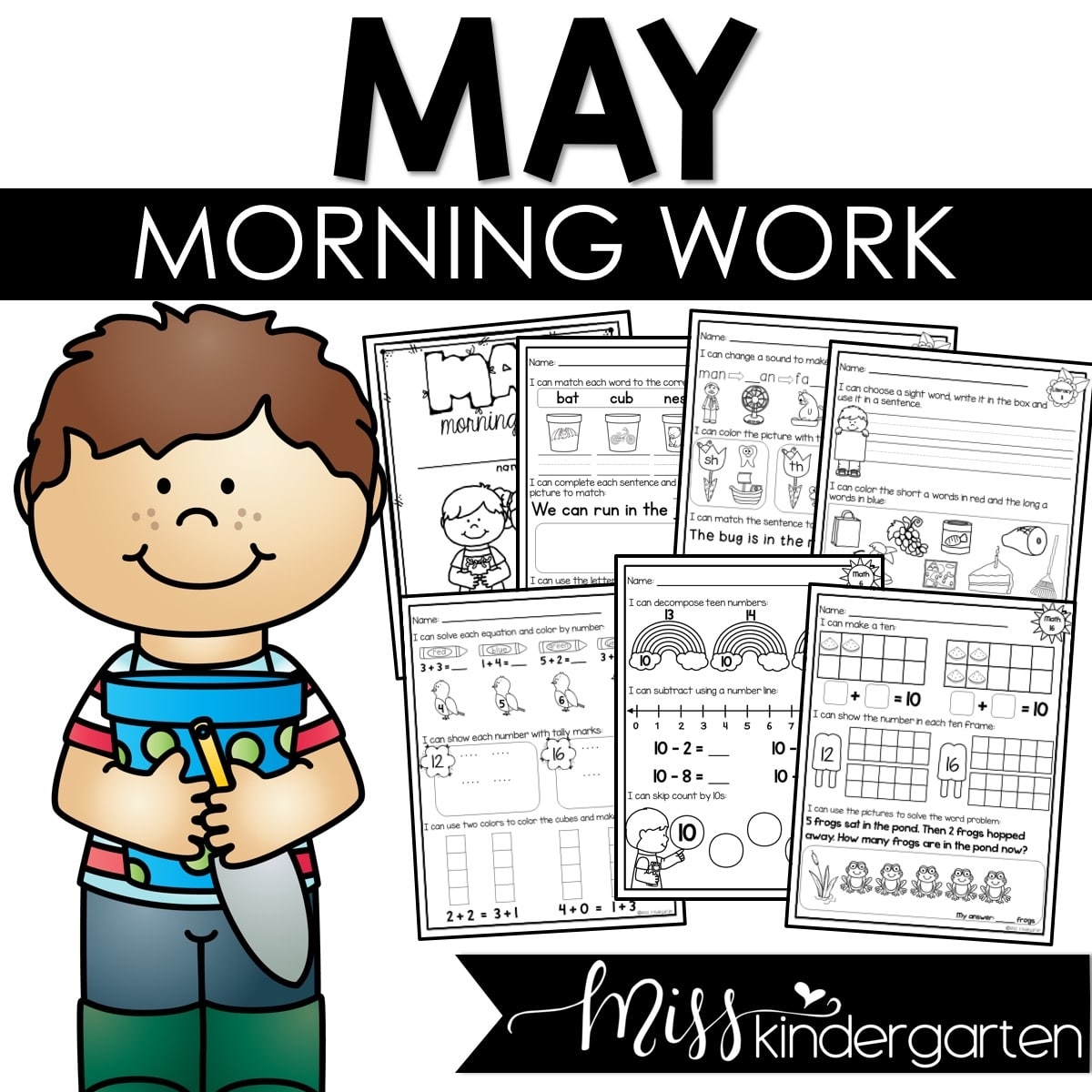 May Morning Work For Kindergarten Miss Kindergarten