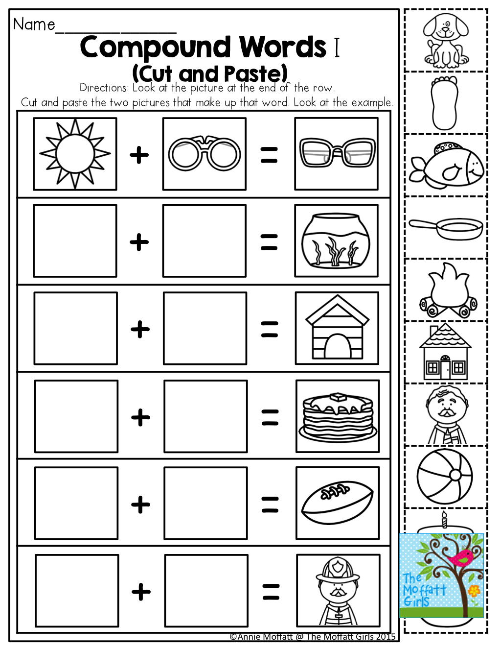May NO PREP Packet Kindergarten Worksheets Library