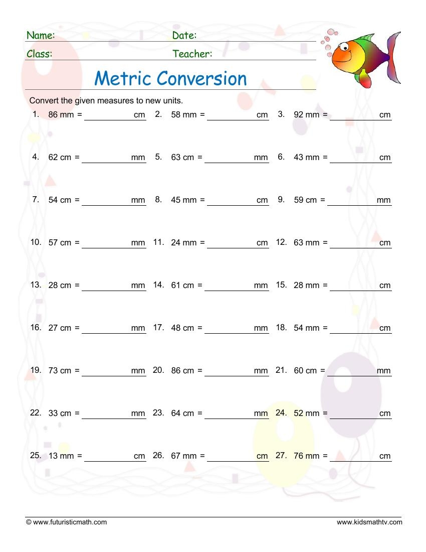 Measurement Math Worksheets Pdf Printable Math Champions