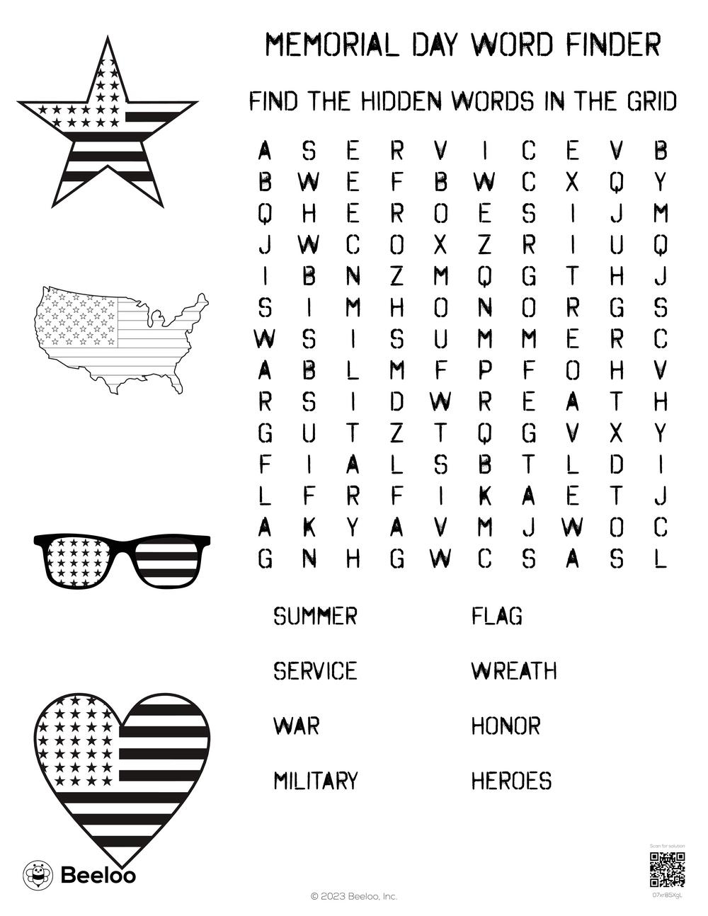 Memorial Day themed Printables Beeloo Printable Crafts And Activities For Kids Memorial Day themed Printables Beeloo Printable Crafts And Activities For Kids