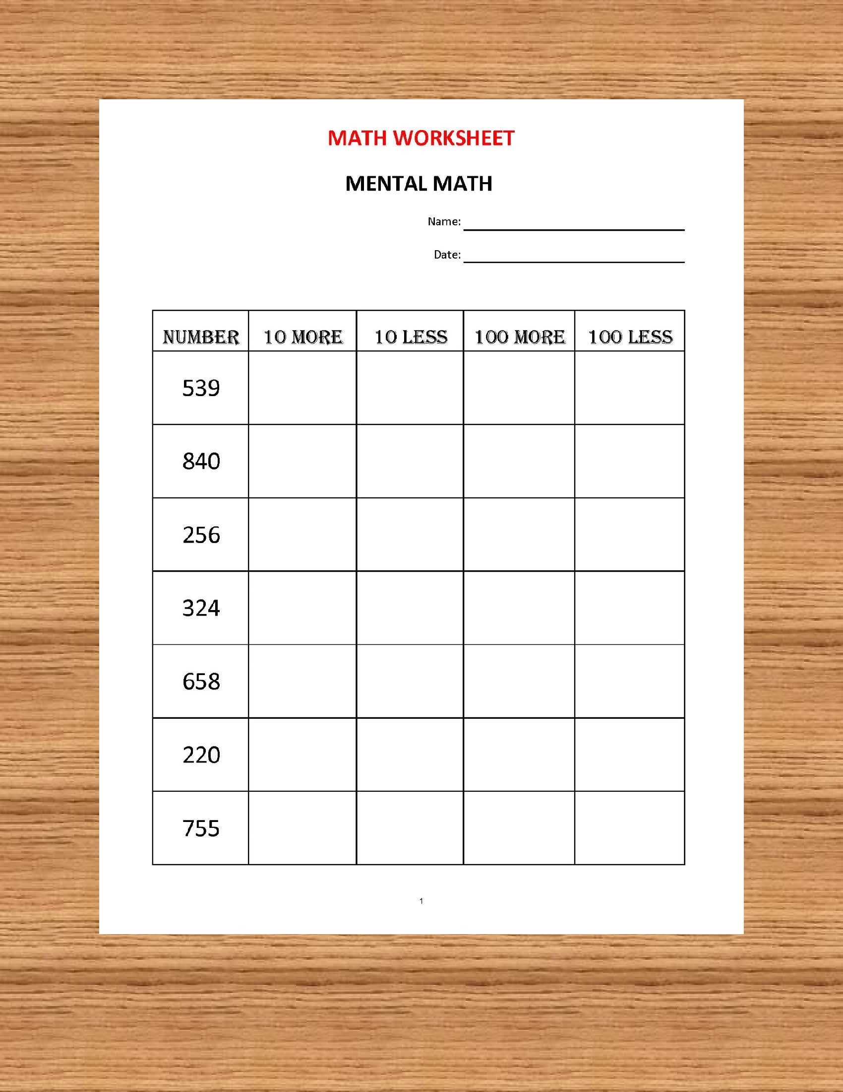 Kindergarten Mental Math Worksheets Kindergarten Mental Math Worksheets