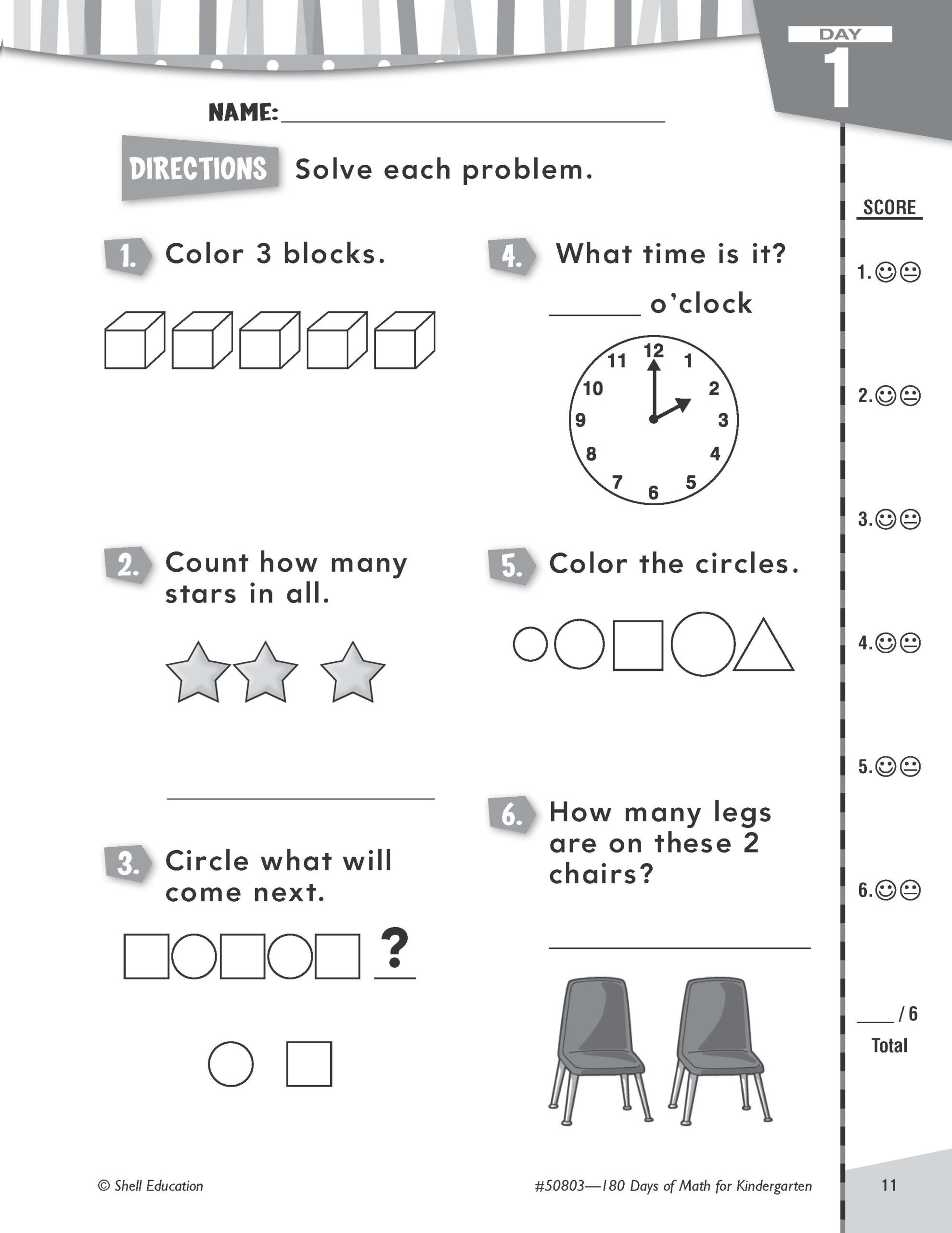 Mid Year Kindergarten Math Assessment K CC 1 3 Ku00261 OA 1 3 4 Ku00261 Worksheets Library