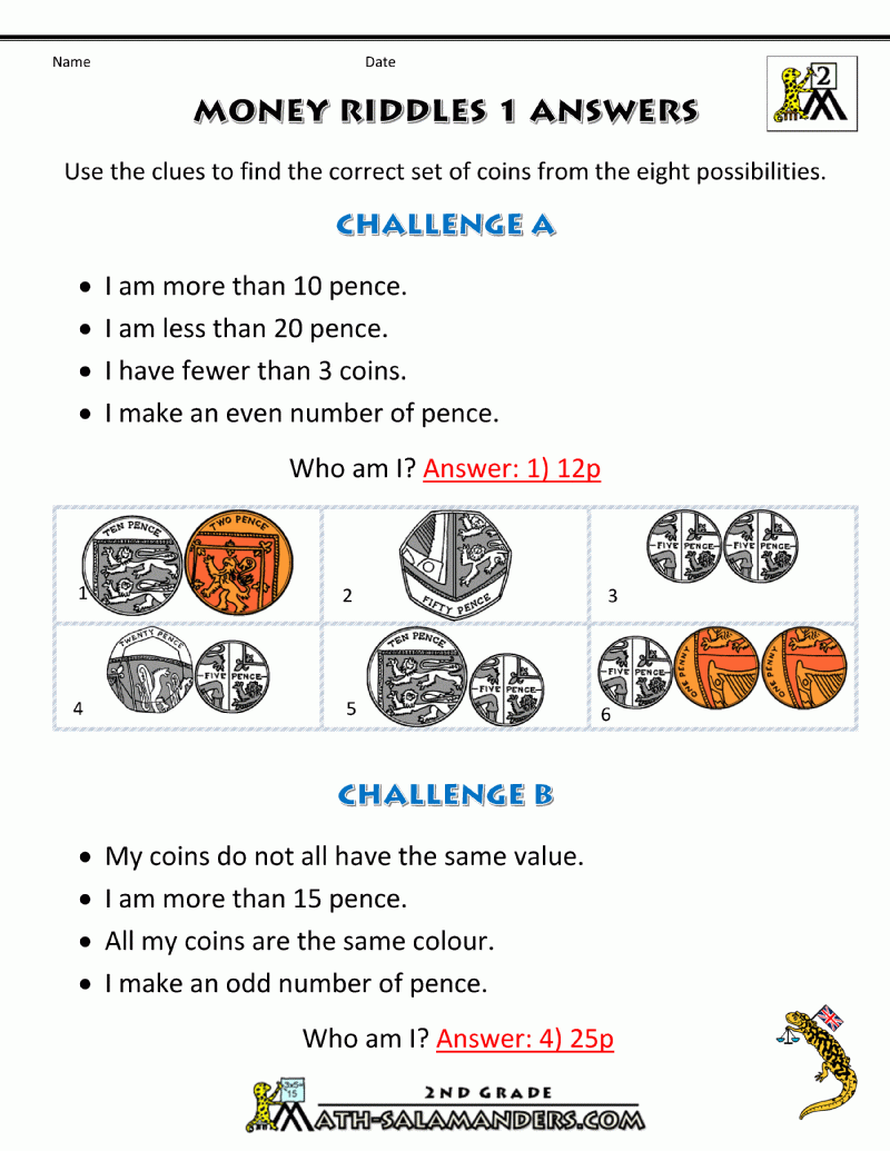 Math Worksheet For Kindergarten Money Math Worksheet For Kindergarten Money