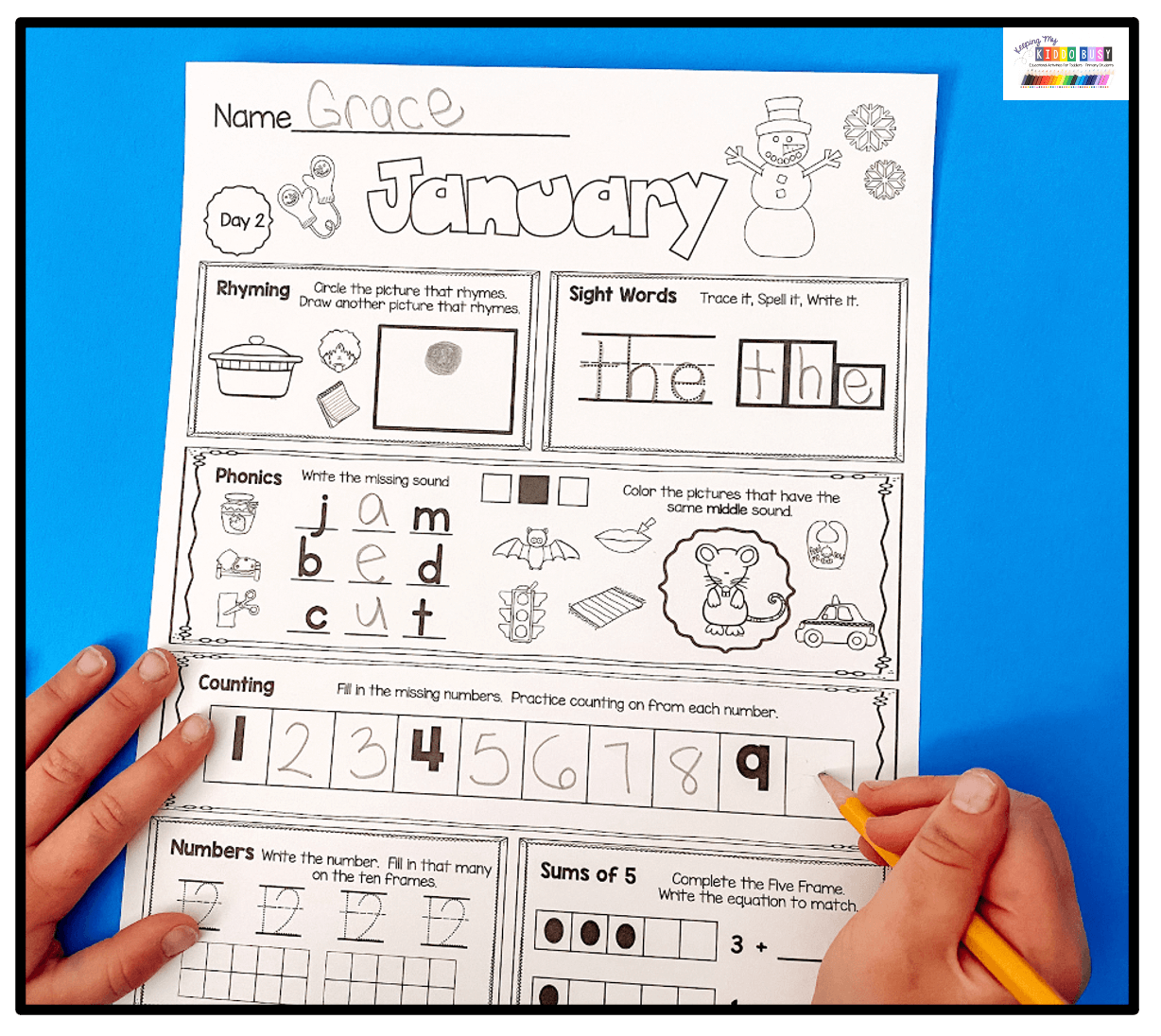 Kindergarten Homework Printable Worksheets Kindergarten Homework Printable Worksheets