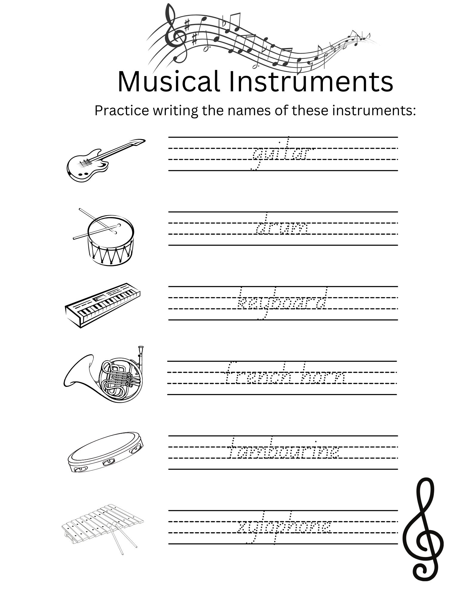 Music Worksheets Kindergarten Music Music Activity Piano Activity 