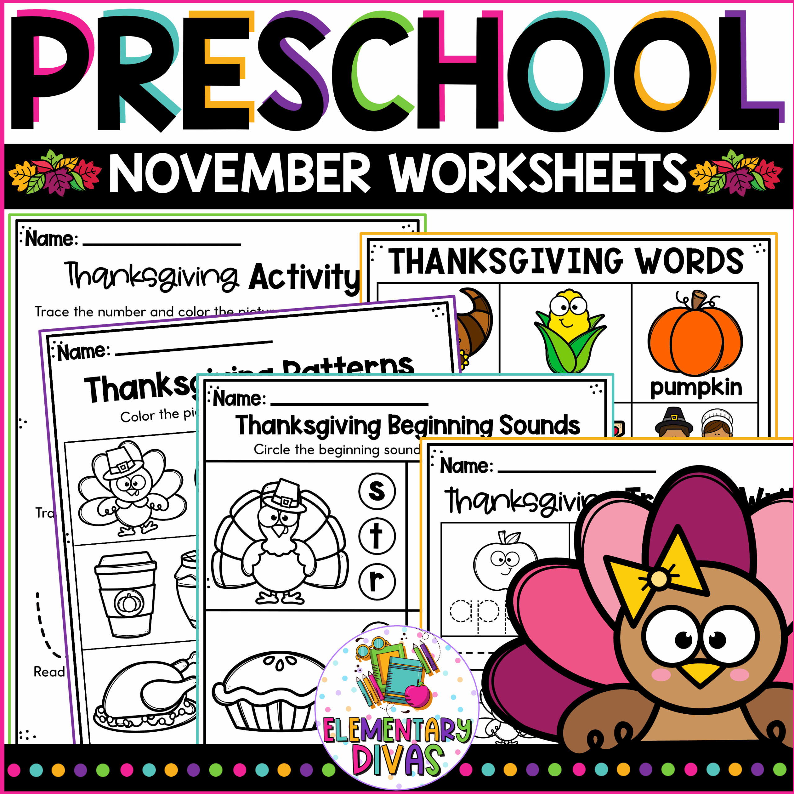 Pre Kindergarten Free Worksheets