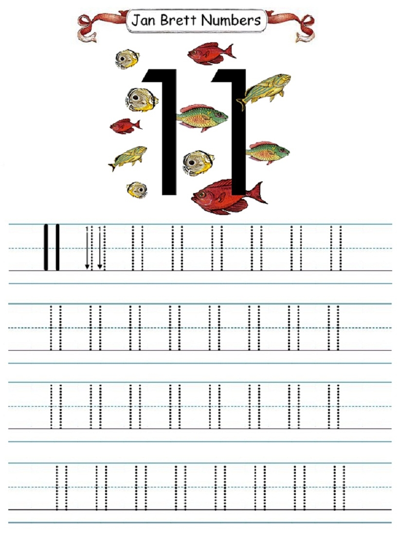 11 Worksheet Kindergarten Printable