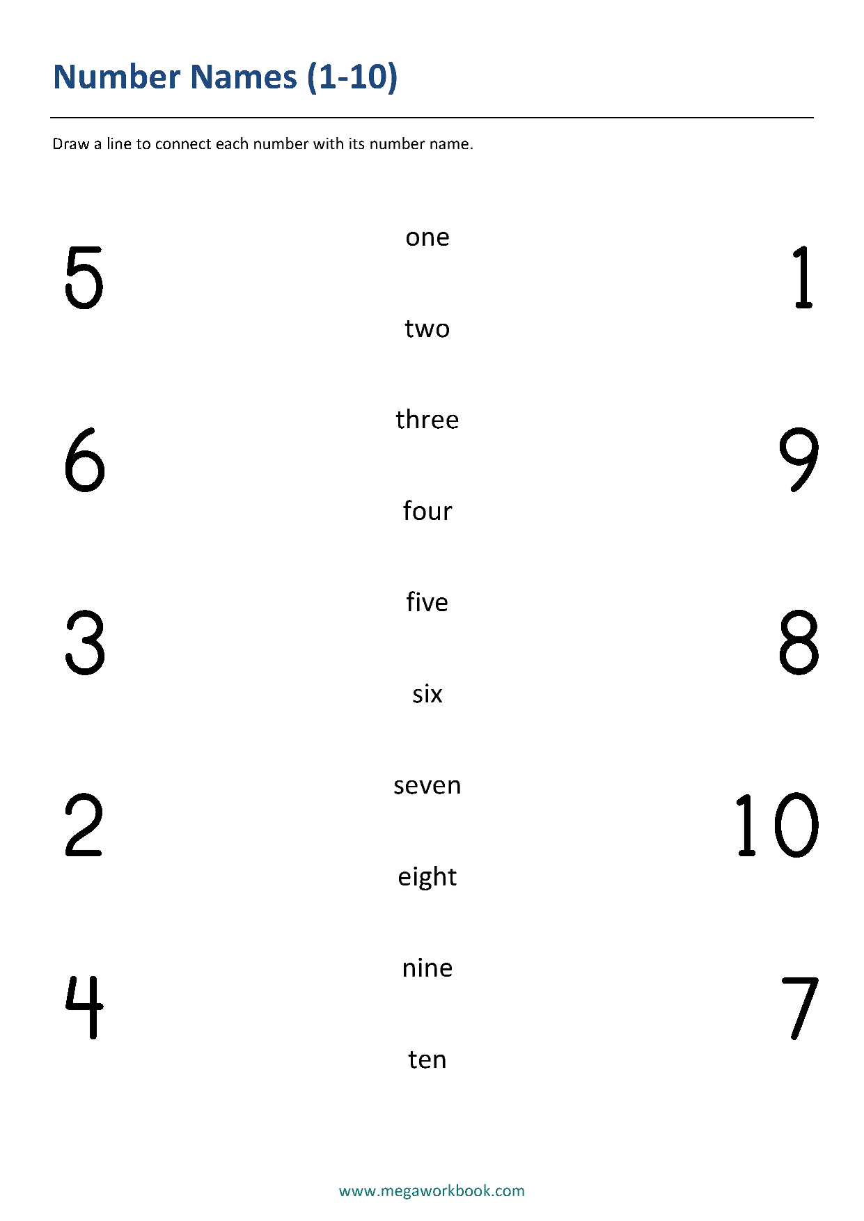 Number Names Worksheets Write Number In Words MegaWorkbook Worksheets Library