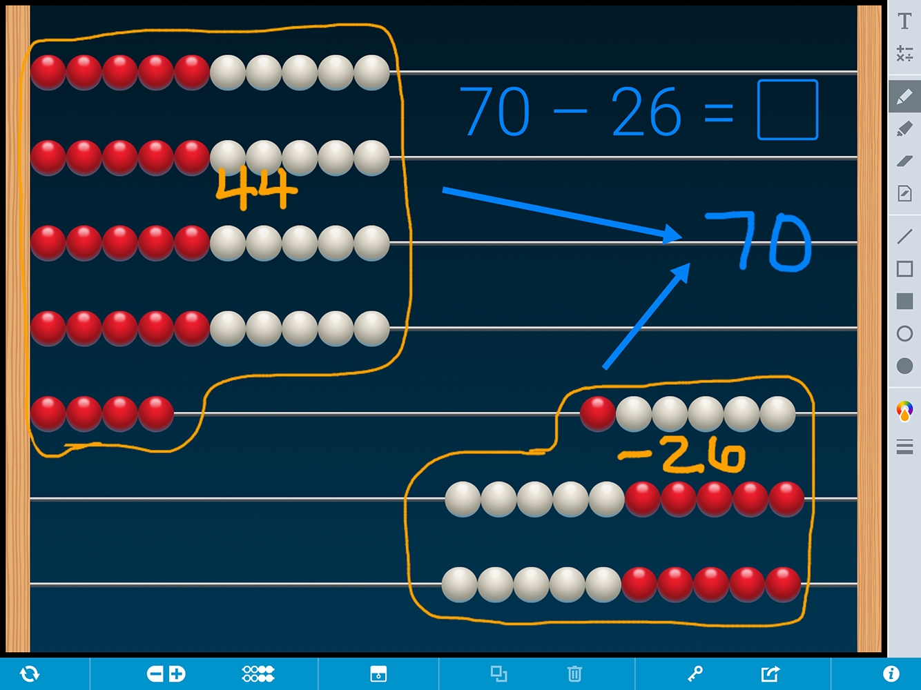 Number Rack The Math Learning Center