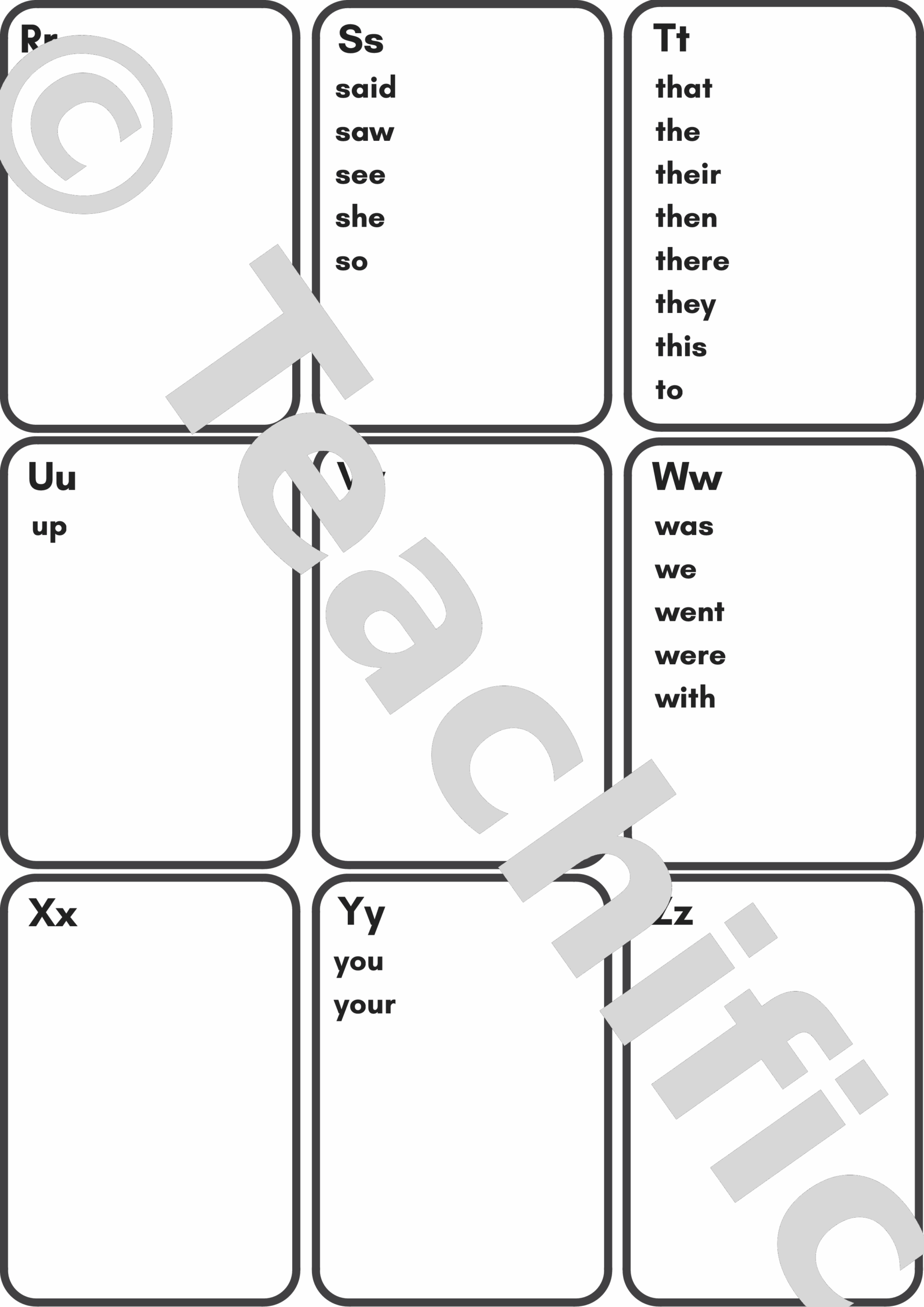 Personal Word Wall My Word Wall Year 1 First 50 High Frequency Words Teachific Personal Word Wall My Word Wall Year 1 First 50 High Frequency Words Teachific
