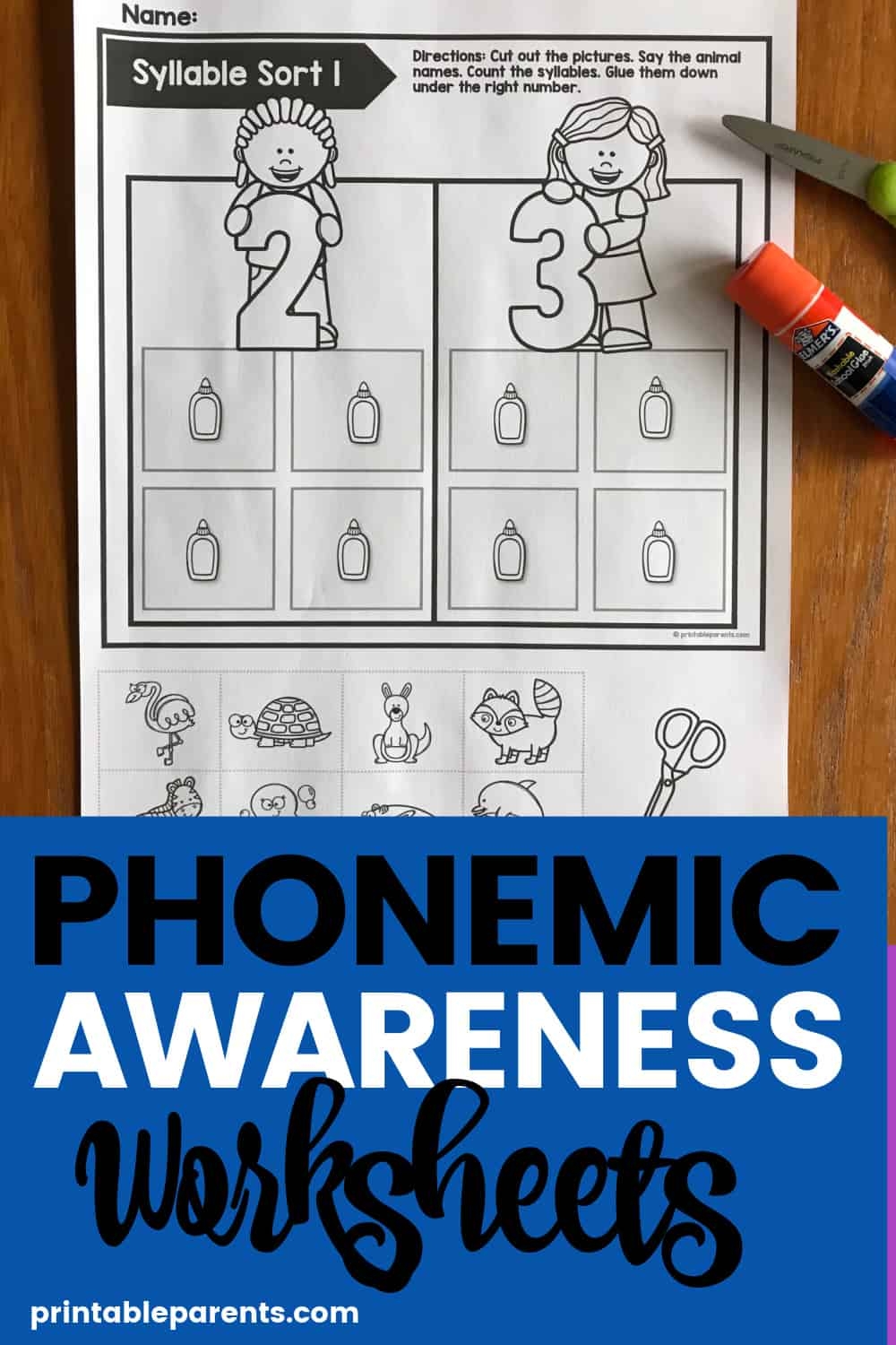 Phonemic Awareness Worksheets Printable Parents