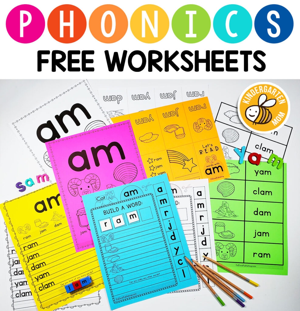 Free Download Phonics Worksheets For Kindergarten Free Download Phonics Worksheets For Kindergarten