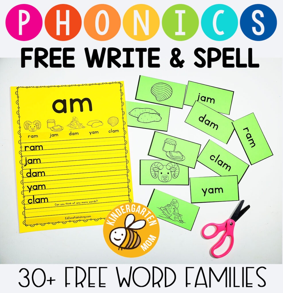 Phonics Worksheets Kindergarten Mom
