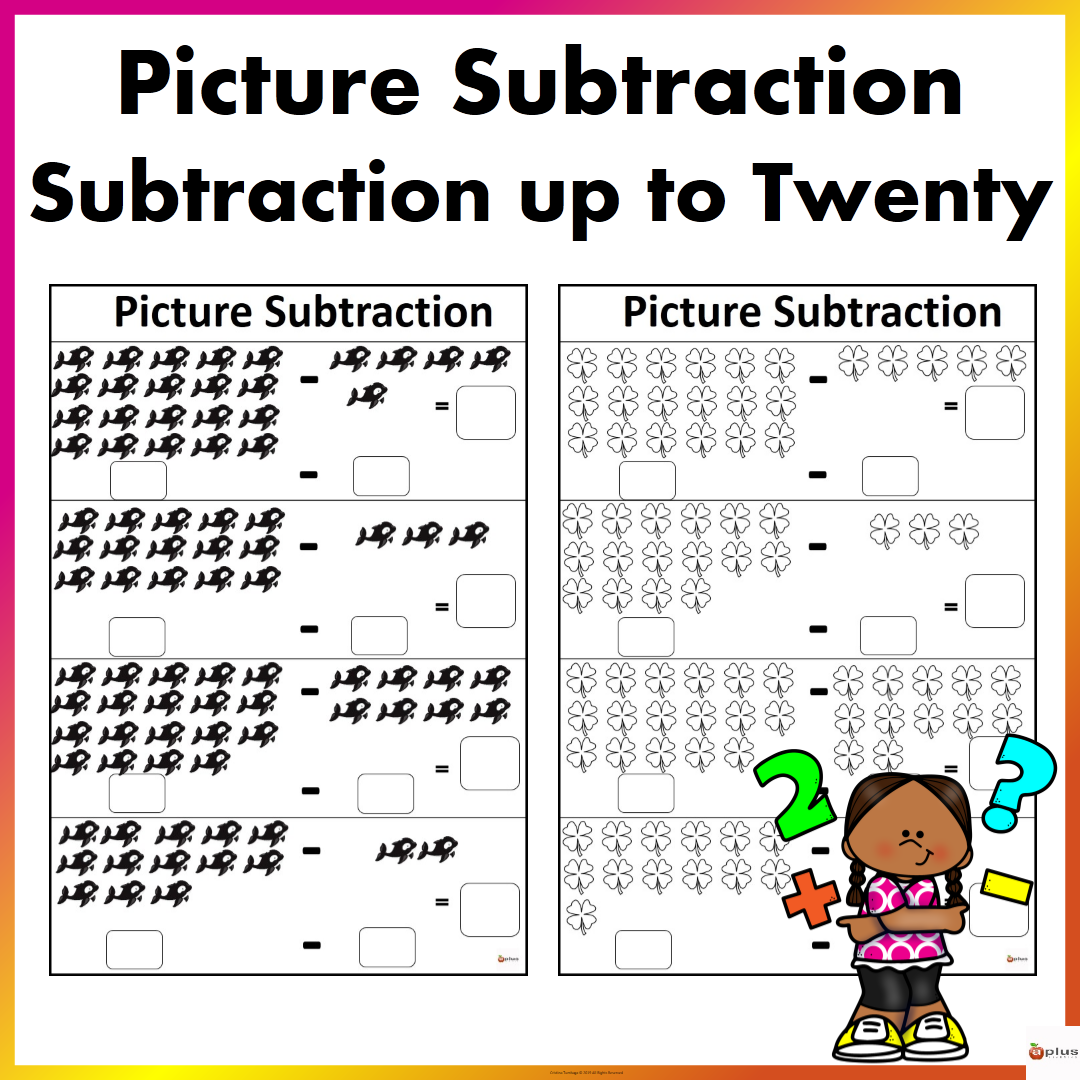 Picture Subtraction Subtraction Up To 20 Made By Teachers