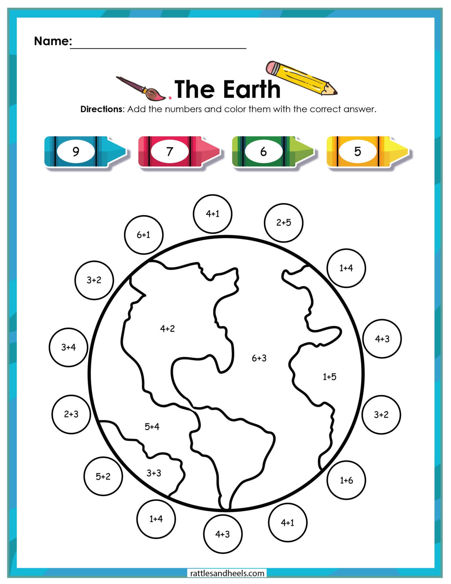 Planet Earth Worksheets For Kindergarten Worksheets Library