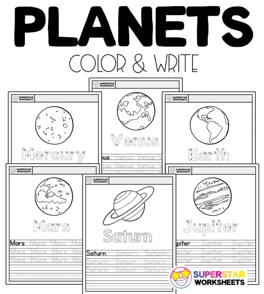 Planet Worksheets Superstar Worksheets