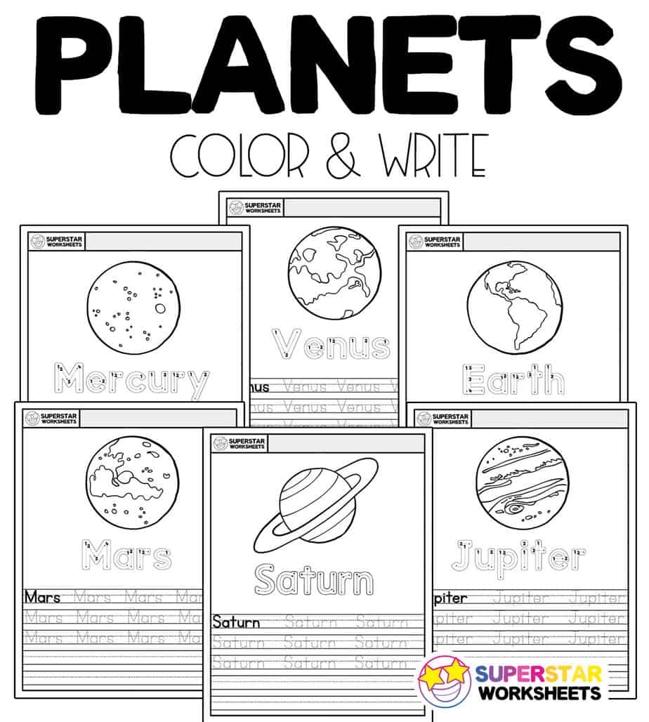 Planet Worksheets Superstar Worksheets
