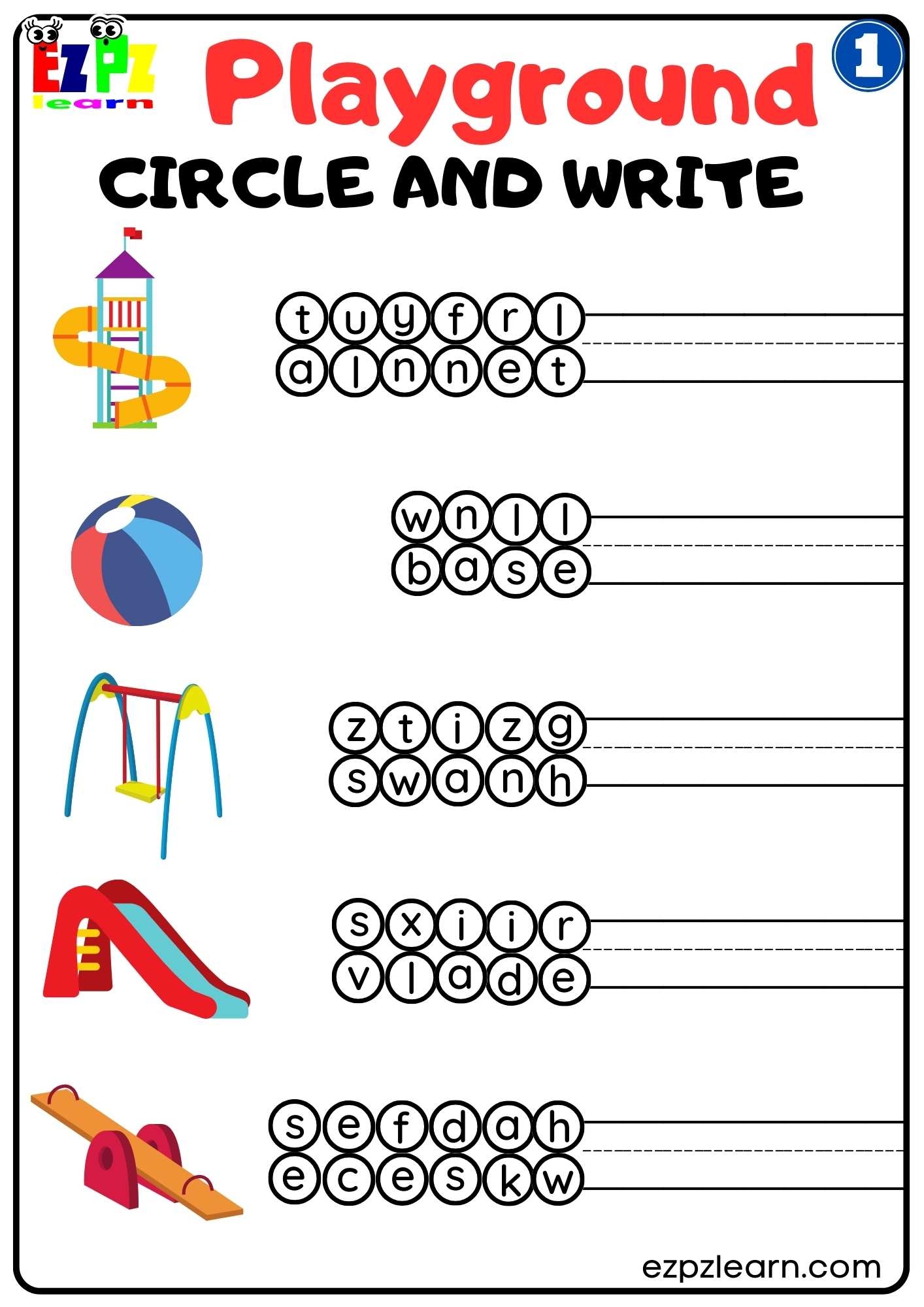 Free Kindergarten Worksheets