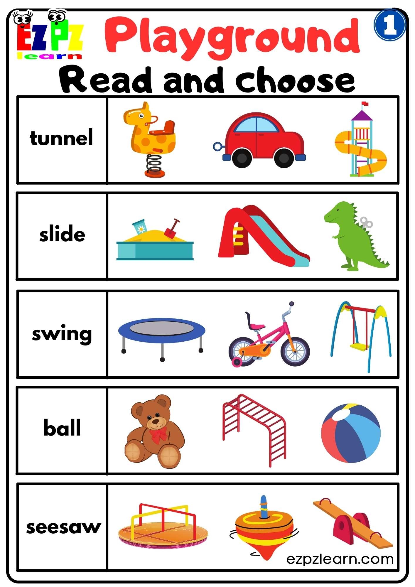 Kindergarten Esl Free Worksheets