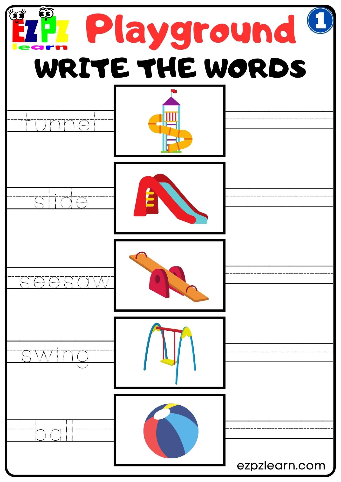 Kindergarten Worksheets Writing Free