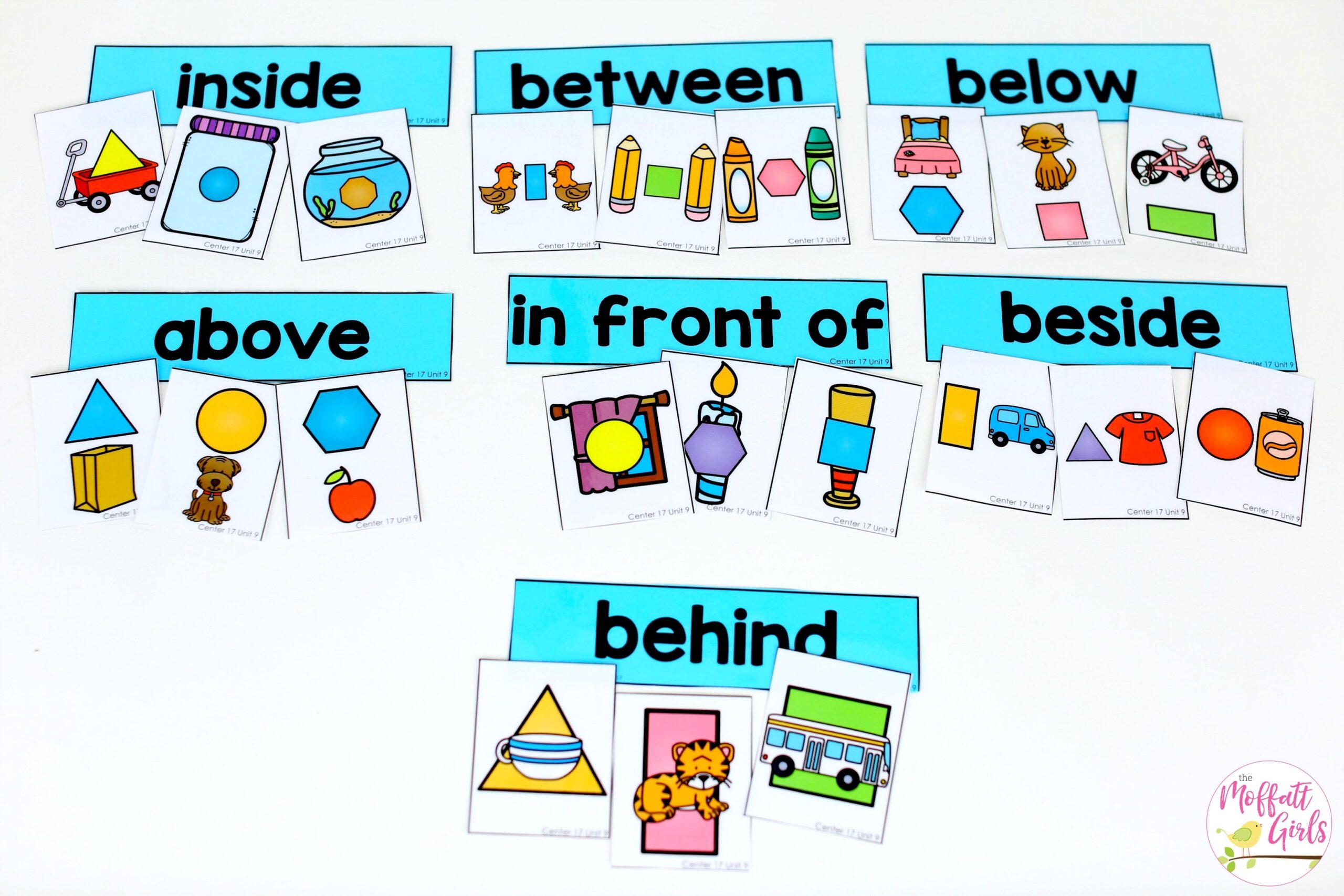 Positional Words Assessment Kindergarten Worksheets