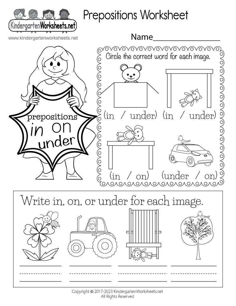 Prepositions Worksheet Free Printable Digital U0026 PDF