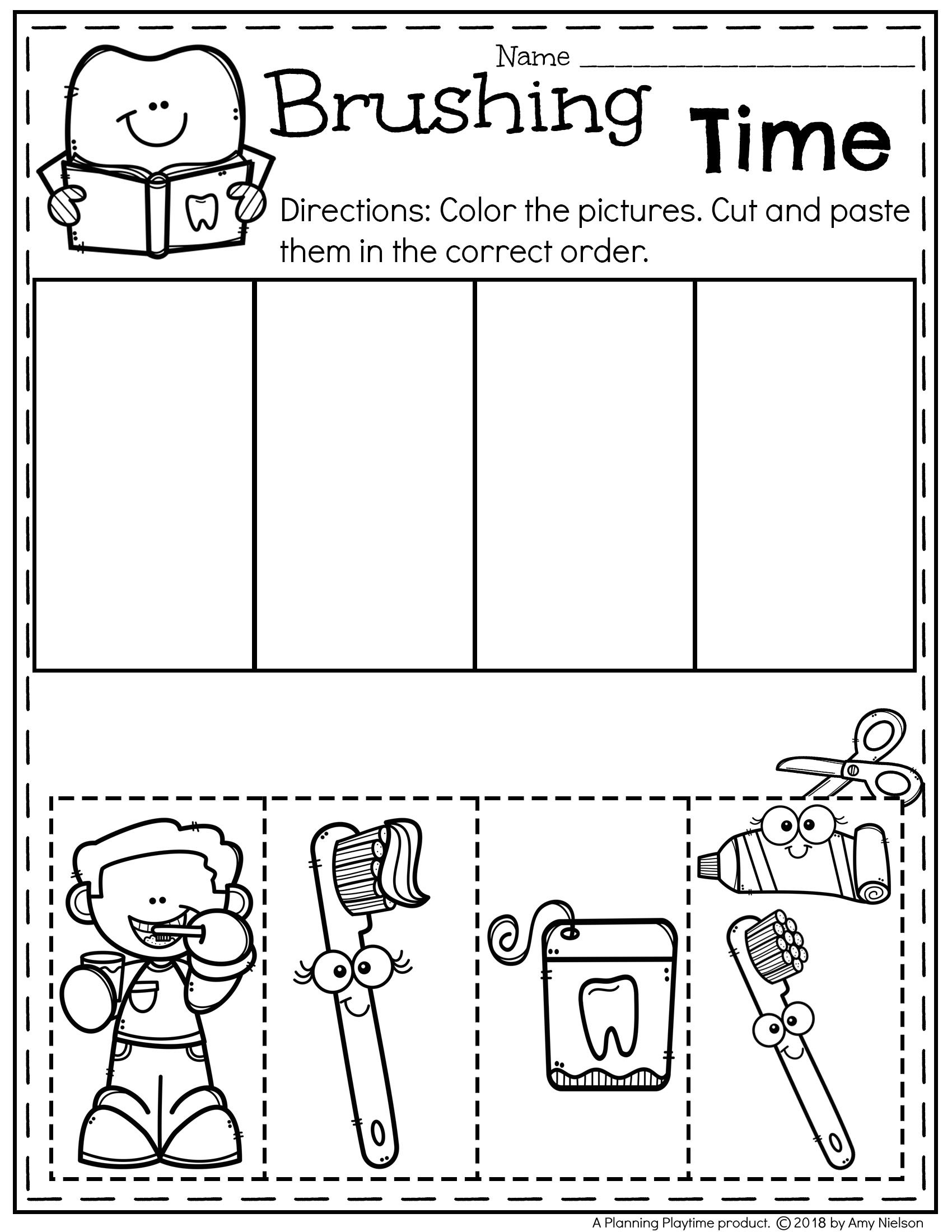 Preschool Dental Health Planning Playtime