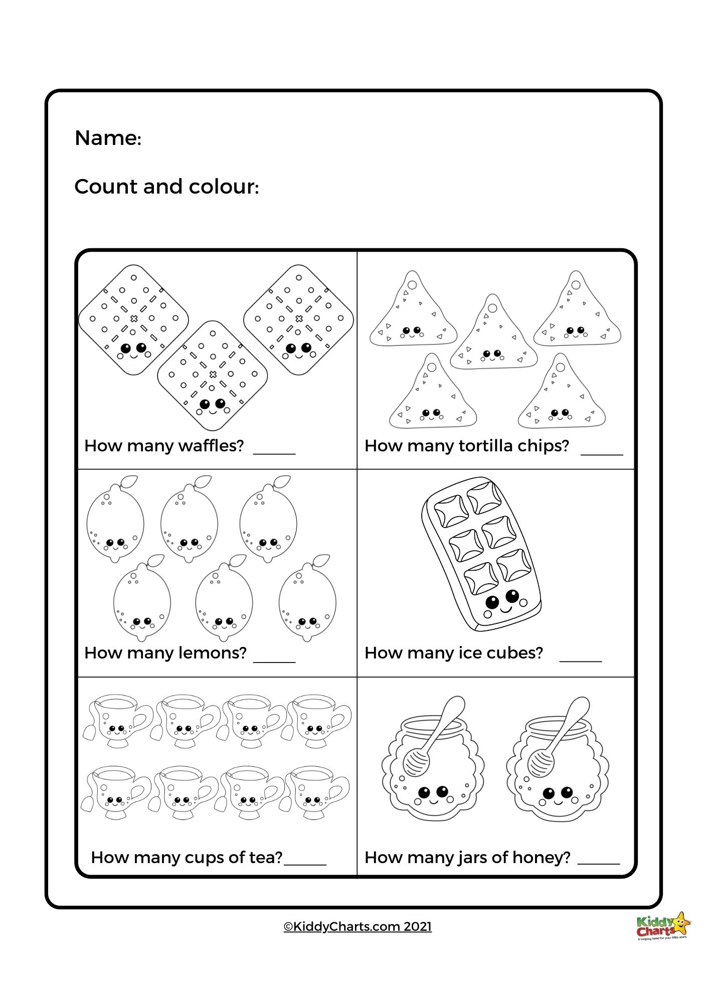 Free Oreo Math Worksheets For Kindergarten