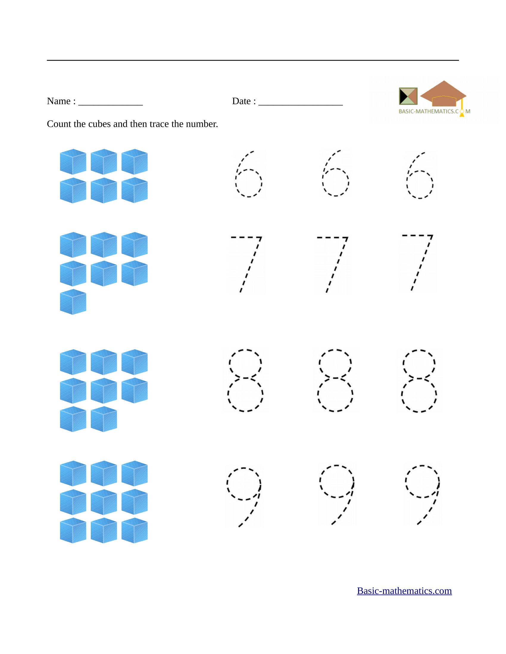 Preschool Math Worksheets Preschool Math Worksheets