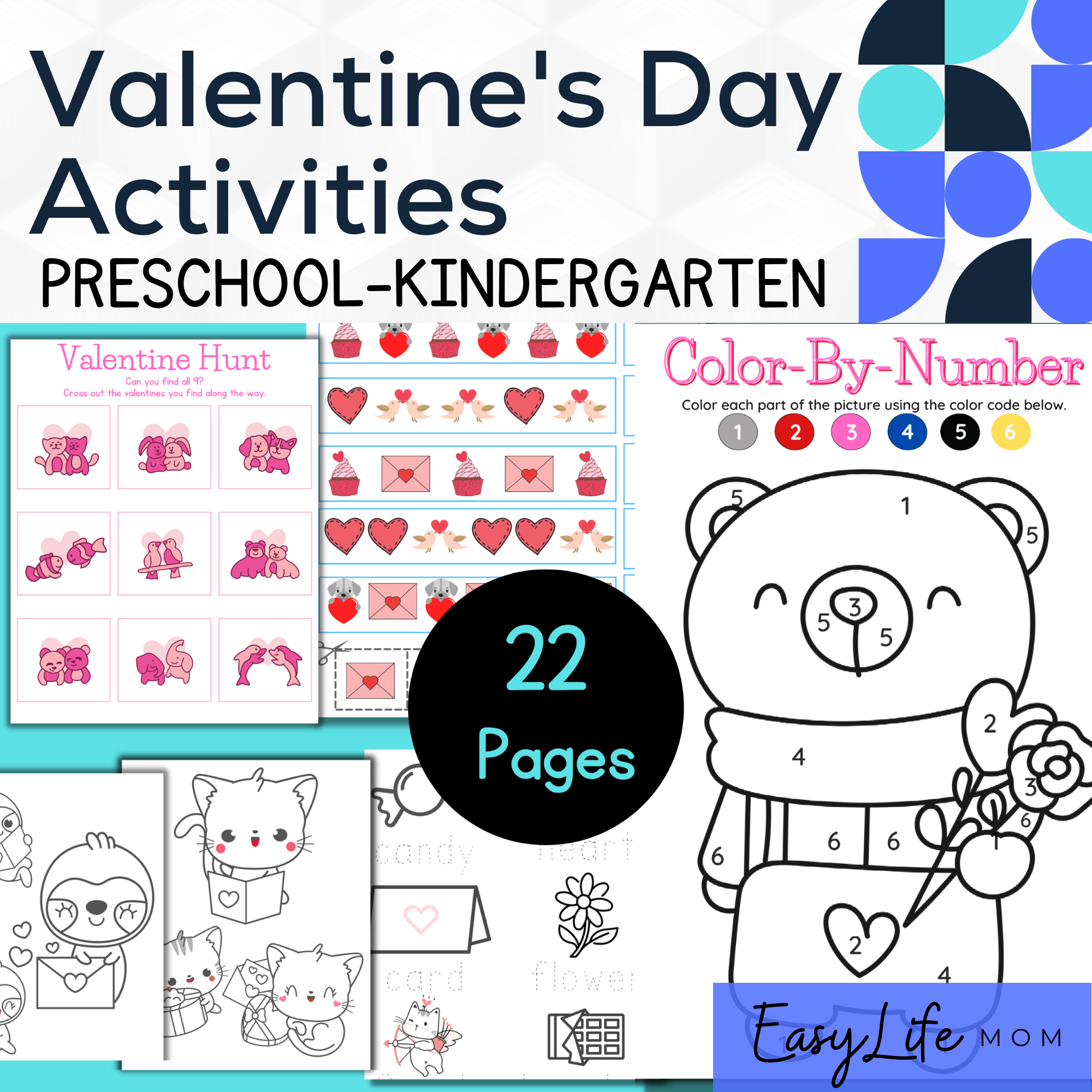 Preschool Valentine s Day Activity Pack Preschool PreK 