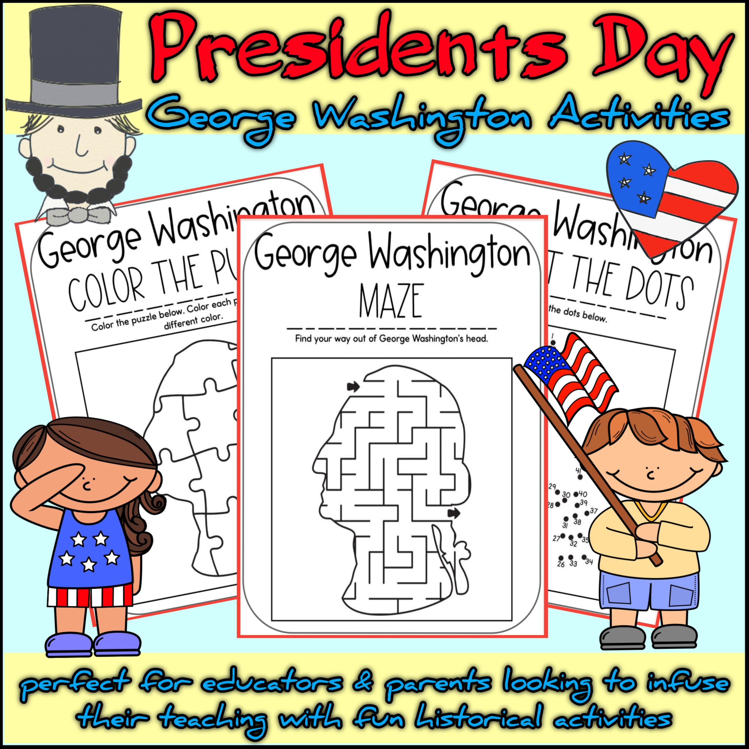 Free Presidents Day Worksheets Kindergarten