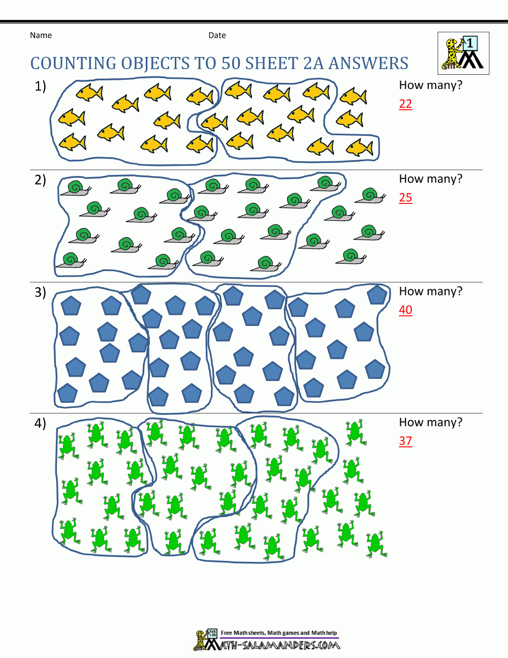 Printable Counting Worksheet Counting Up To 50 Printable Counting Worksheet Counting Up To 50