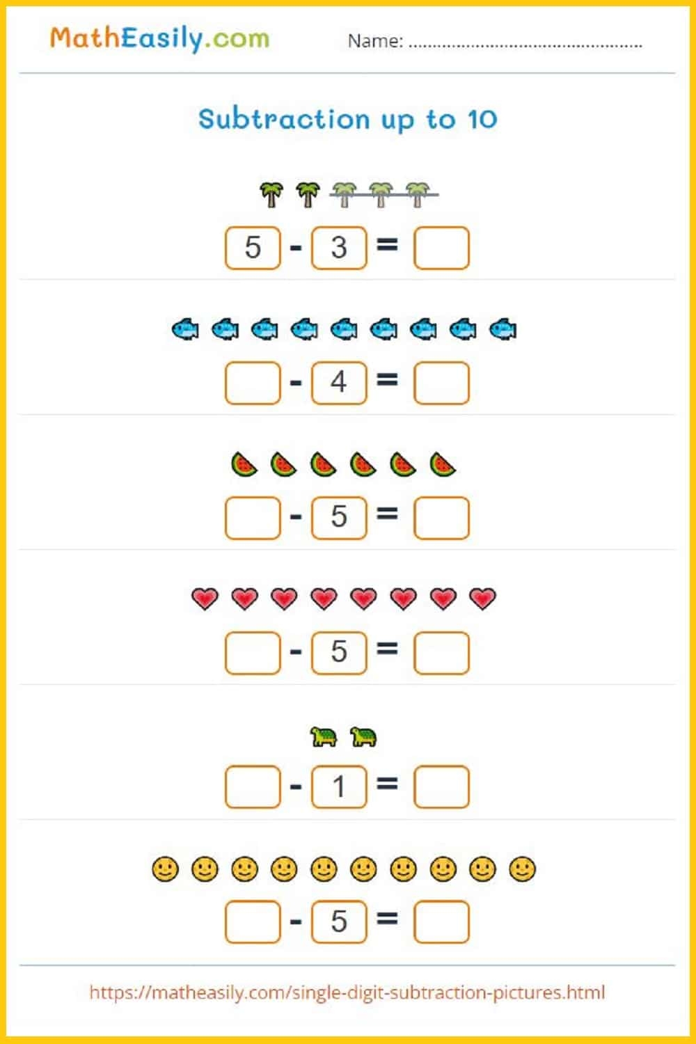 Kindergarten Math Worksheets Printable Pdf