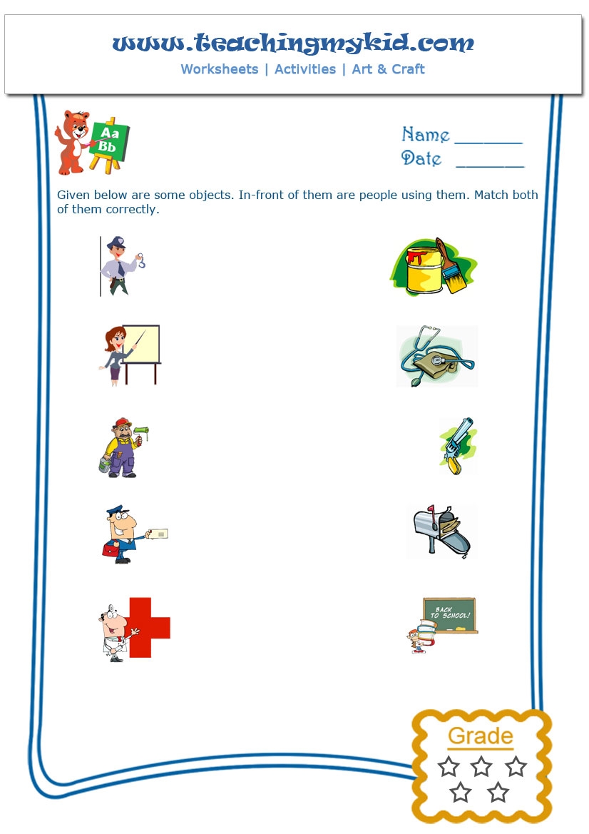 Printable Kindergarten Art Worksheets