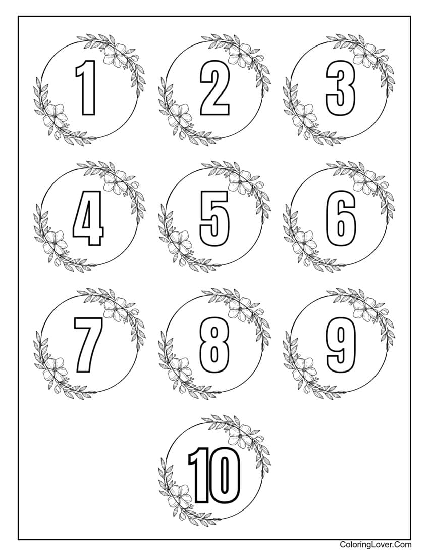 Printable Colouring Worksheets For Kindergarten