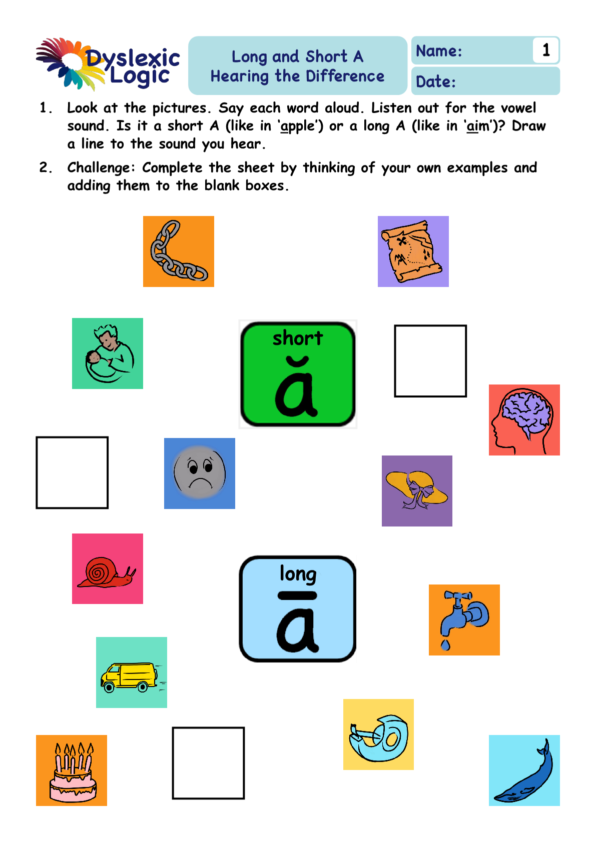 Printable Phonics Support Resources Dyslexic Logic
