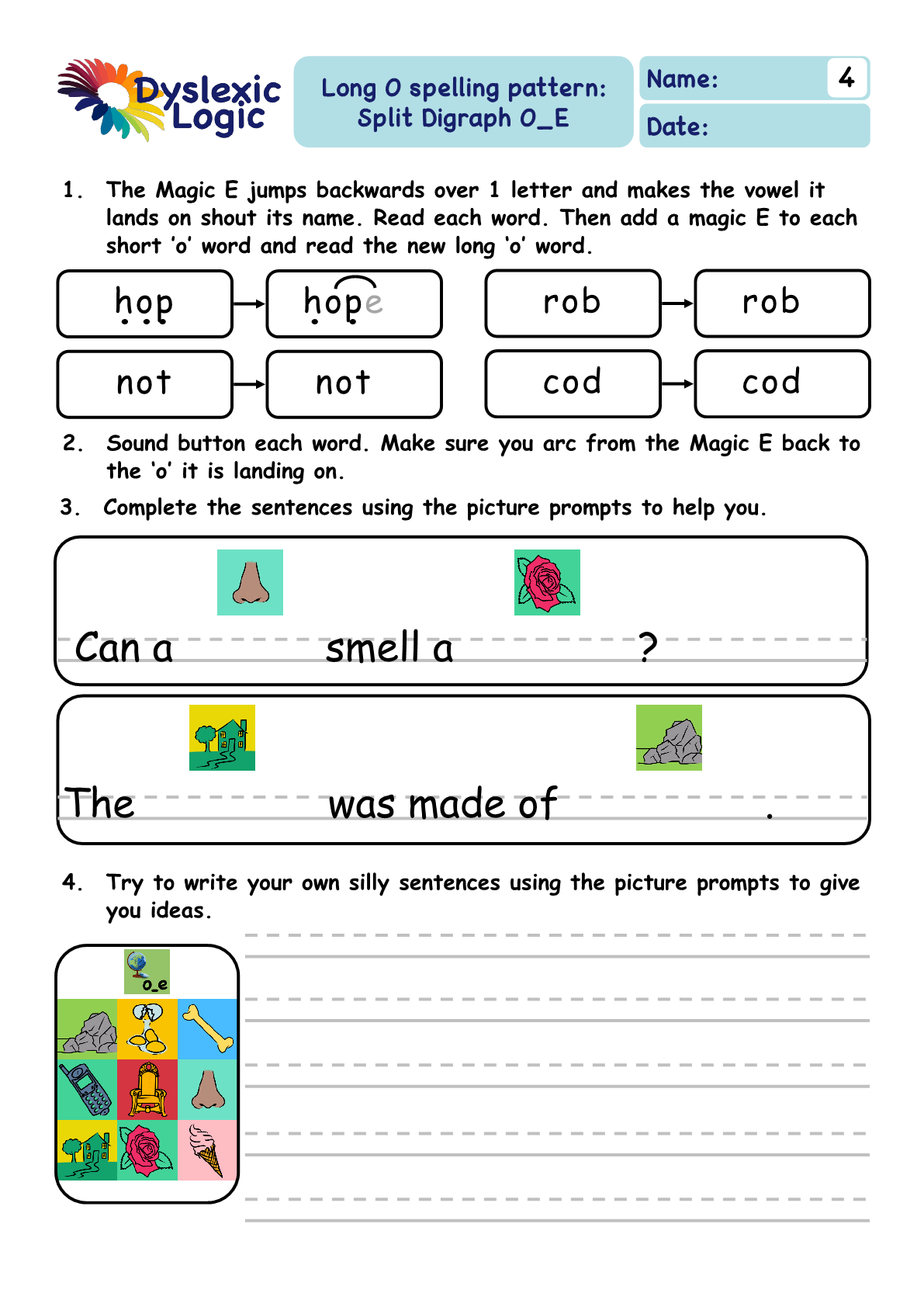 Kindergarten Dyslexia Worksheets Free Printable