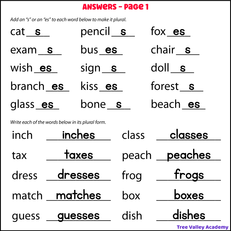 Kindergarten Plural Words Add S Worksheet