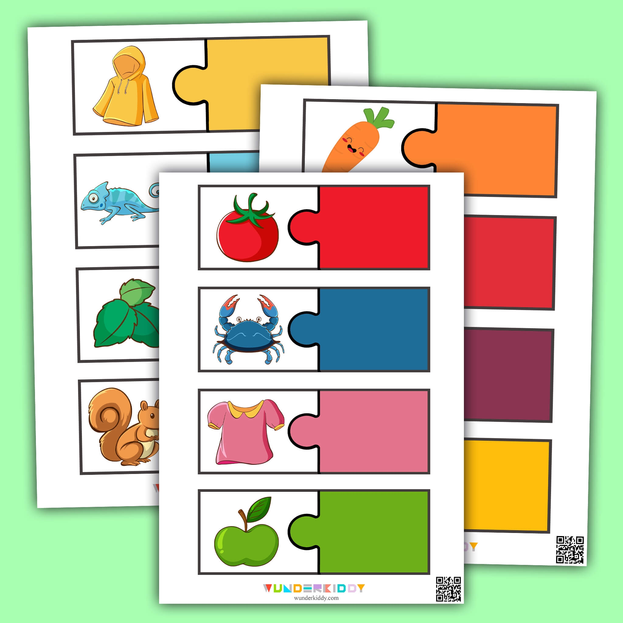 Free Kindergarten Puzzle Worksheets