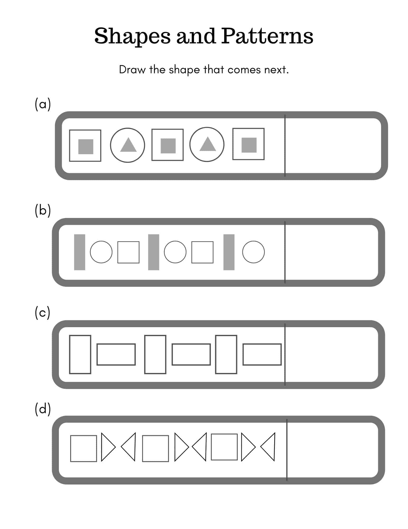 Printable Worksheets Kindergarten Book 1