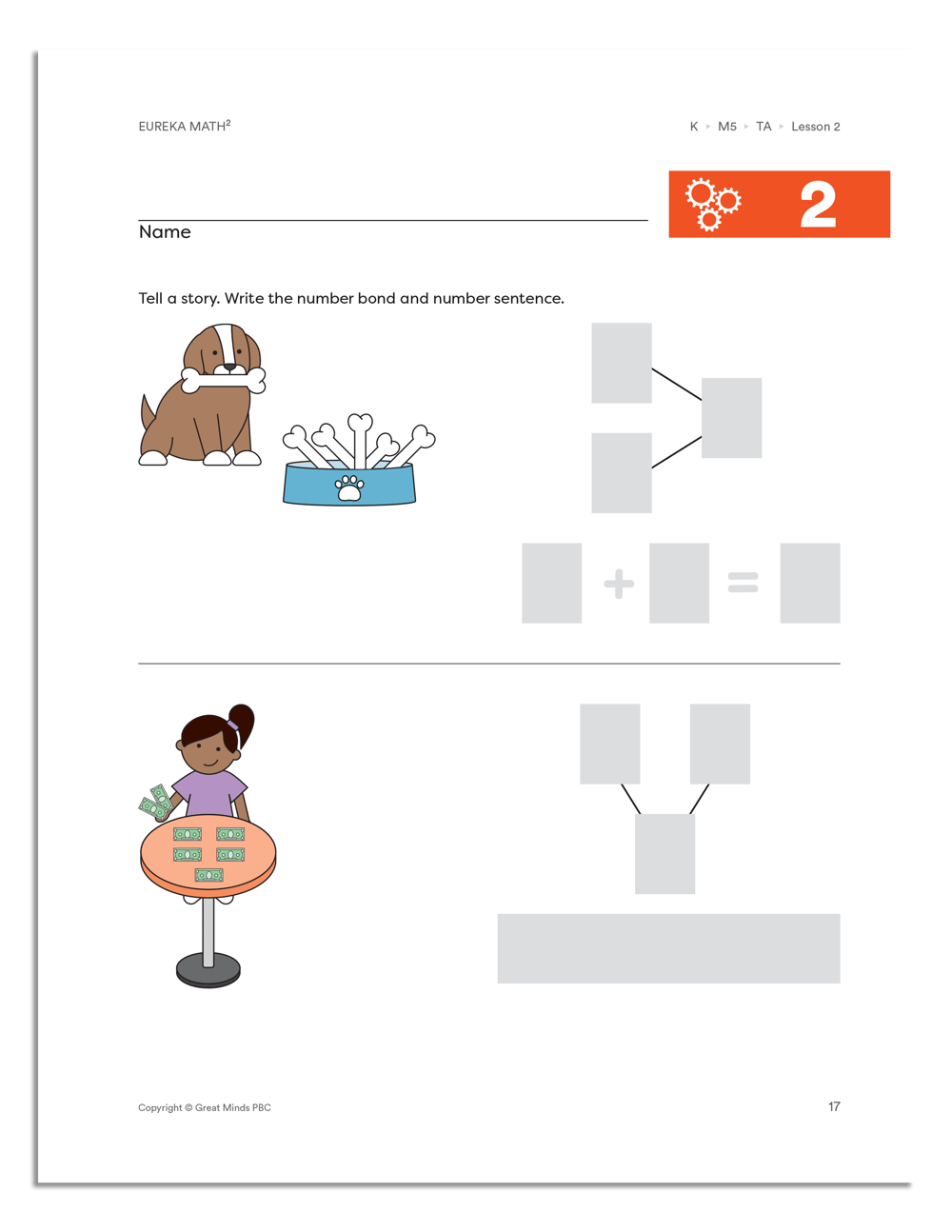 Eureka Math Kindergarten X Worksheet