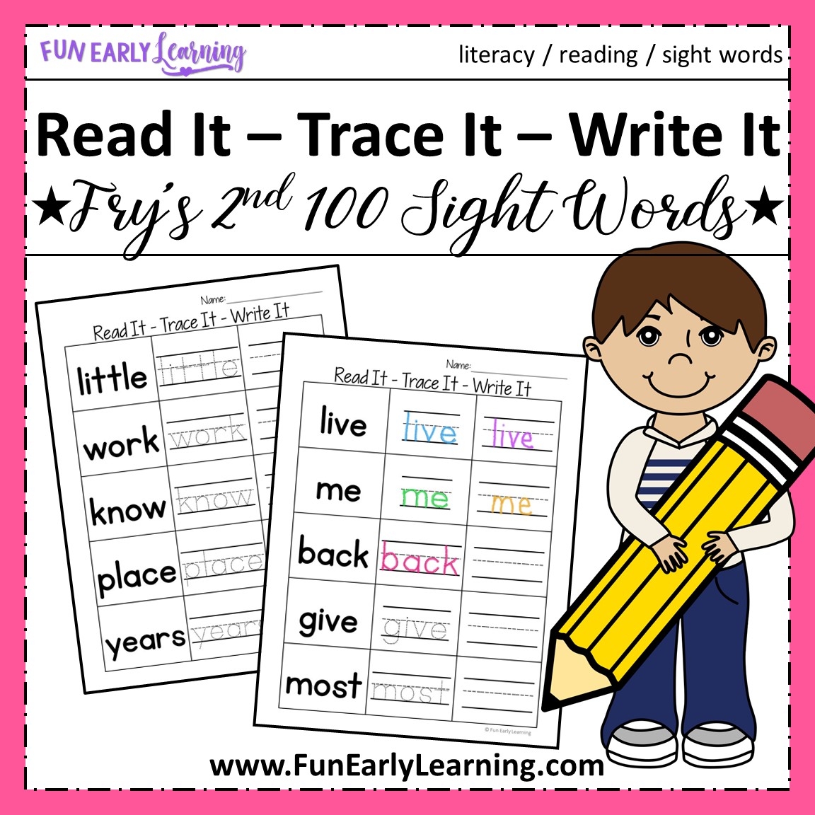 Learning Sight Words Kindergarten Worksheet Learning Sight Words Kindergarten Worksheet