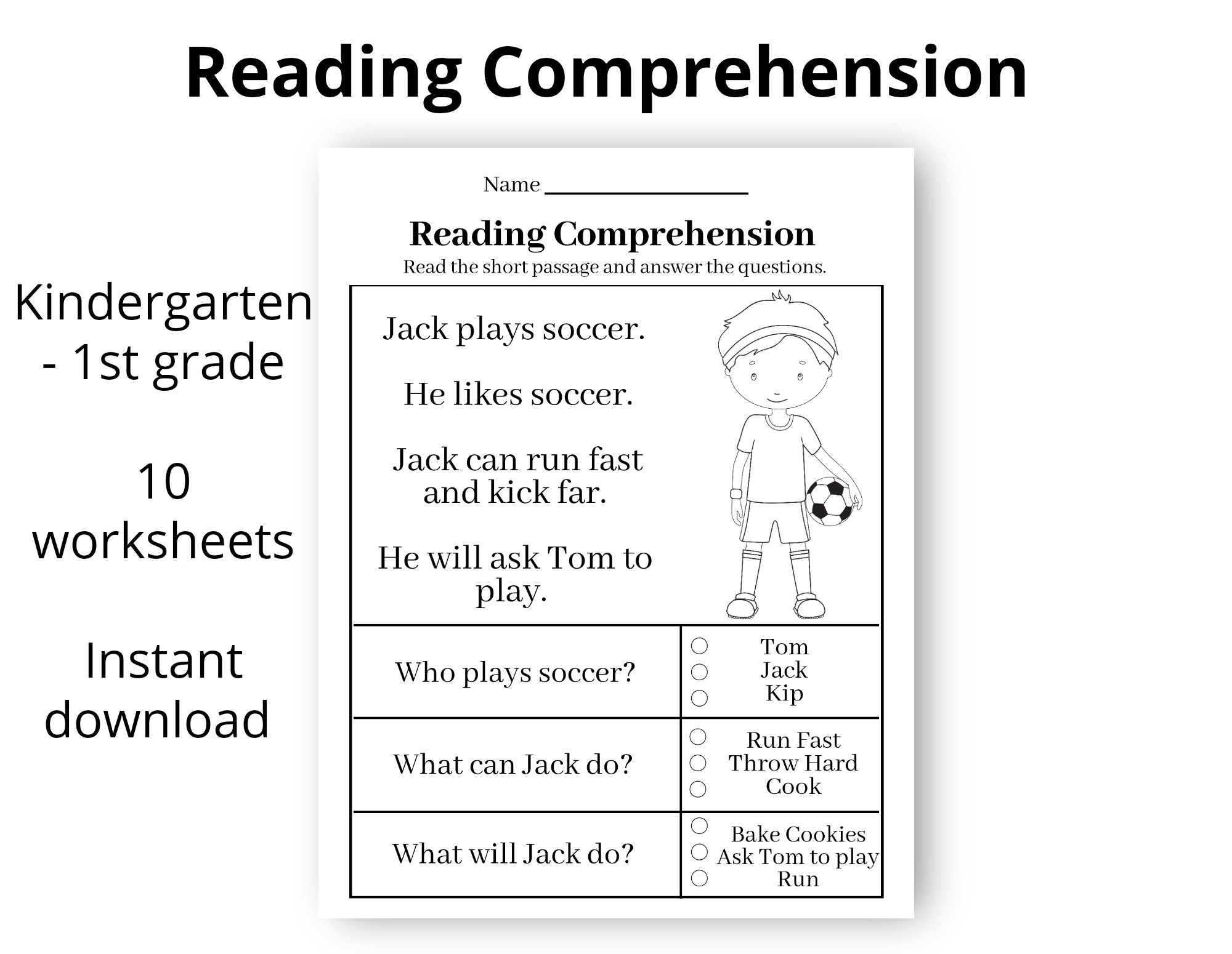Free Worksheets Reading Comprehension Kindergarten Free Worksheets Reading Comprehension Kindergarten
