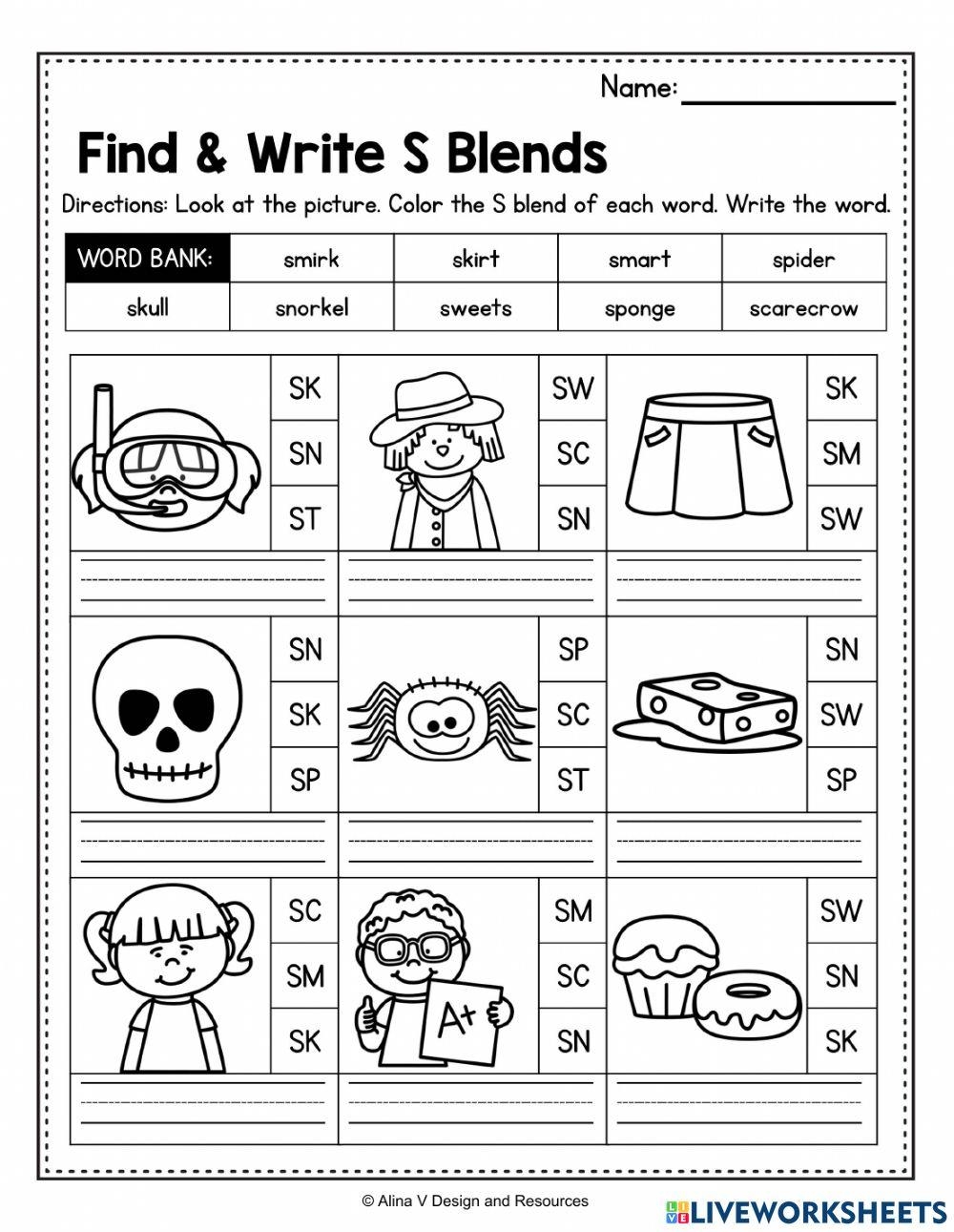 S Blends Worksheet Download Free Printables For Kids Worksheets Library S Blends Worksheet Download Free Printables For Kids Worksheets Library
