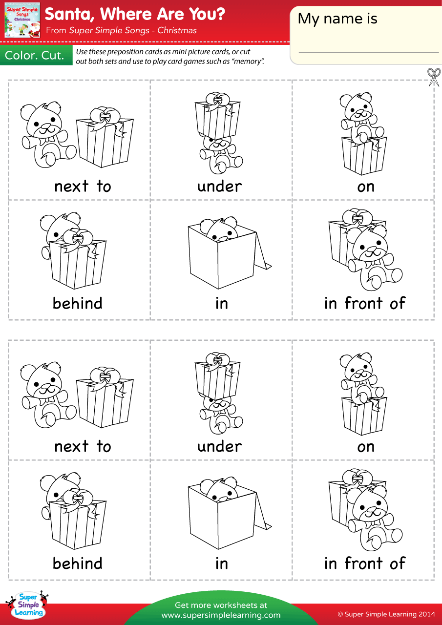 Free Worksheets For Kindergarten Prepositions Free Worksheets For Kindergarten Prepositions