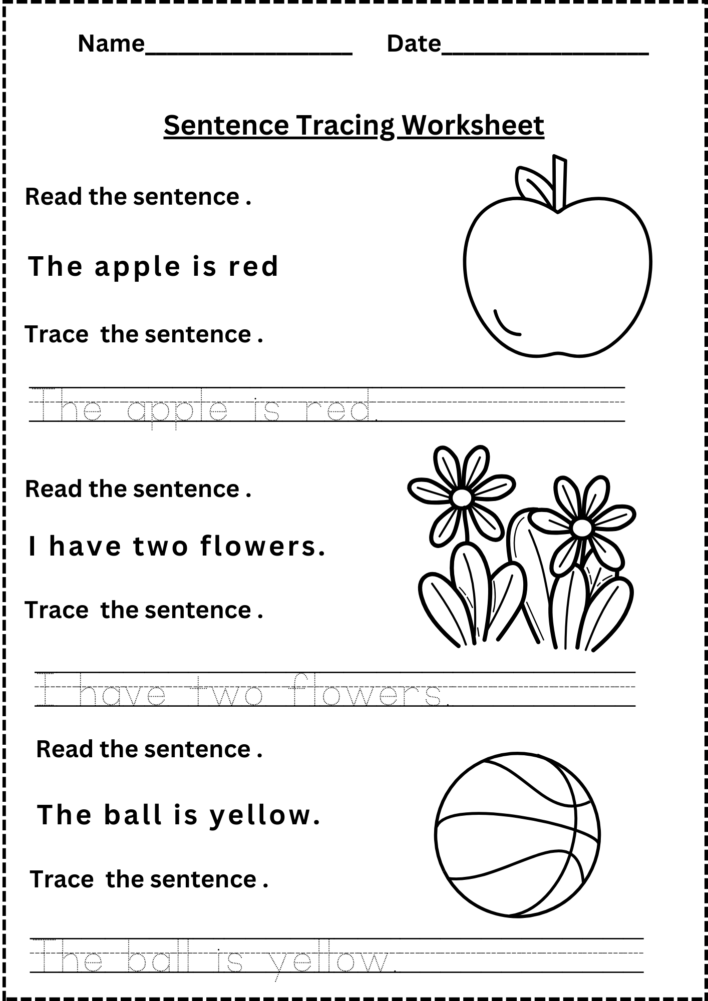 Handwriting Worksheets For Kindergarten Printable Handwriting Worksheets For Kindergarten Printable