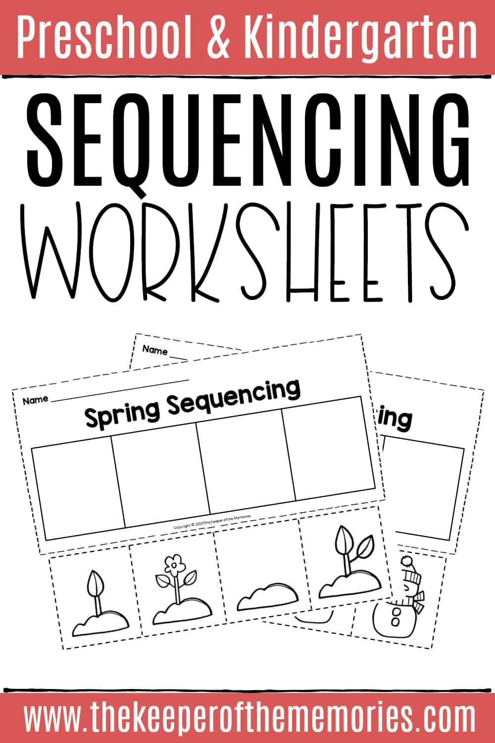 Sequencing Worksheet For Kindergarten Free Printable