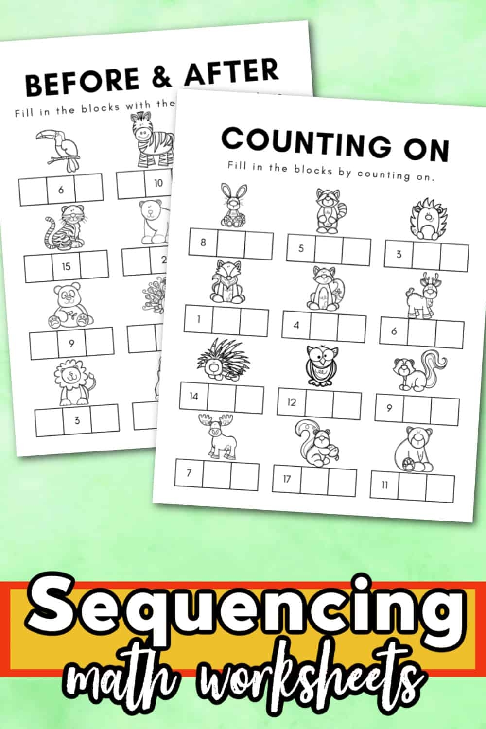 Sequencing Math Worksheets For Kindergarten
