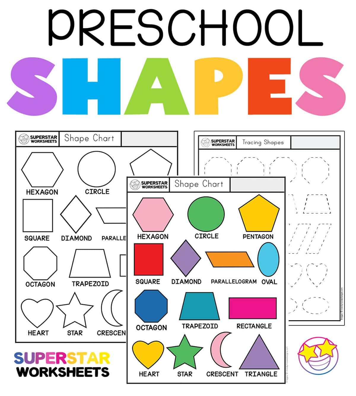 Free Shape Worksheet Printables For Kindergarten
